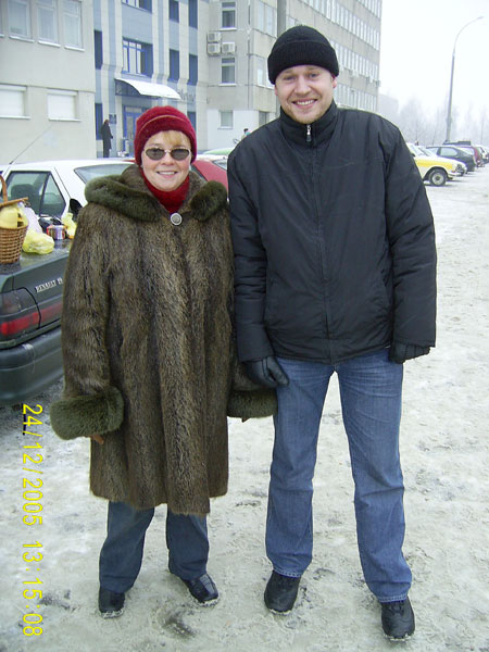 На встрече радостно -)