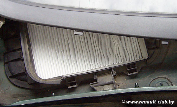 Замена фильтра салона Renault Laguna, фото 10