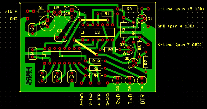 Рисунок печатной платы